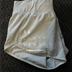 Size Medium grey Under Armor athletic shorts